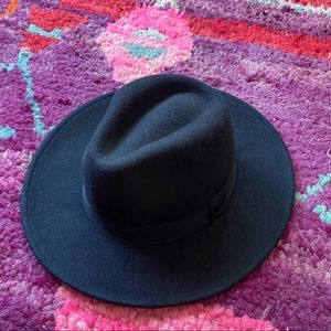 Black Felt Hat